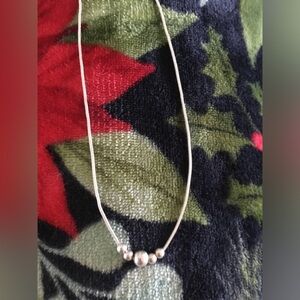 Sterling Silver ball necklace
